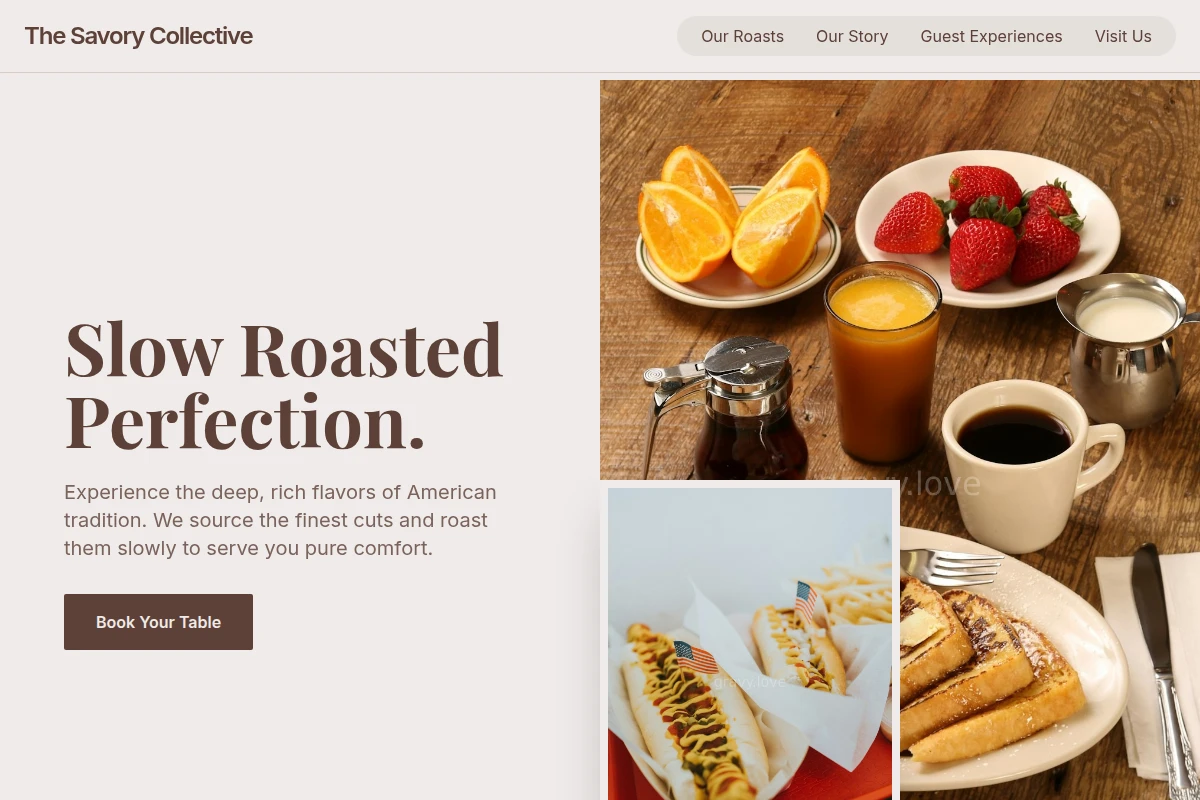 Roast American Food