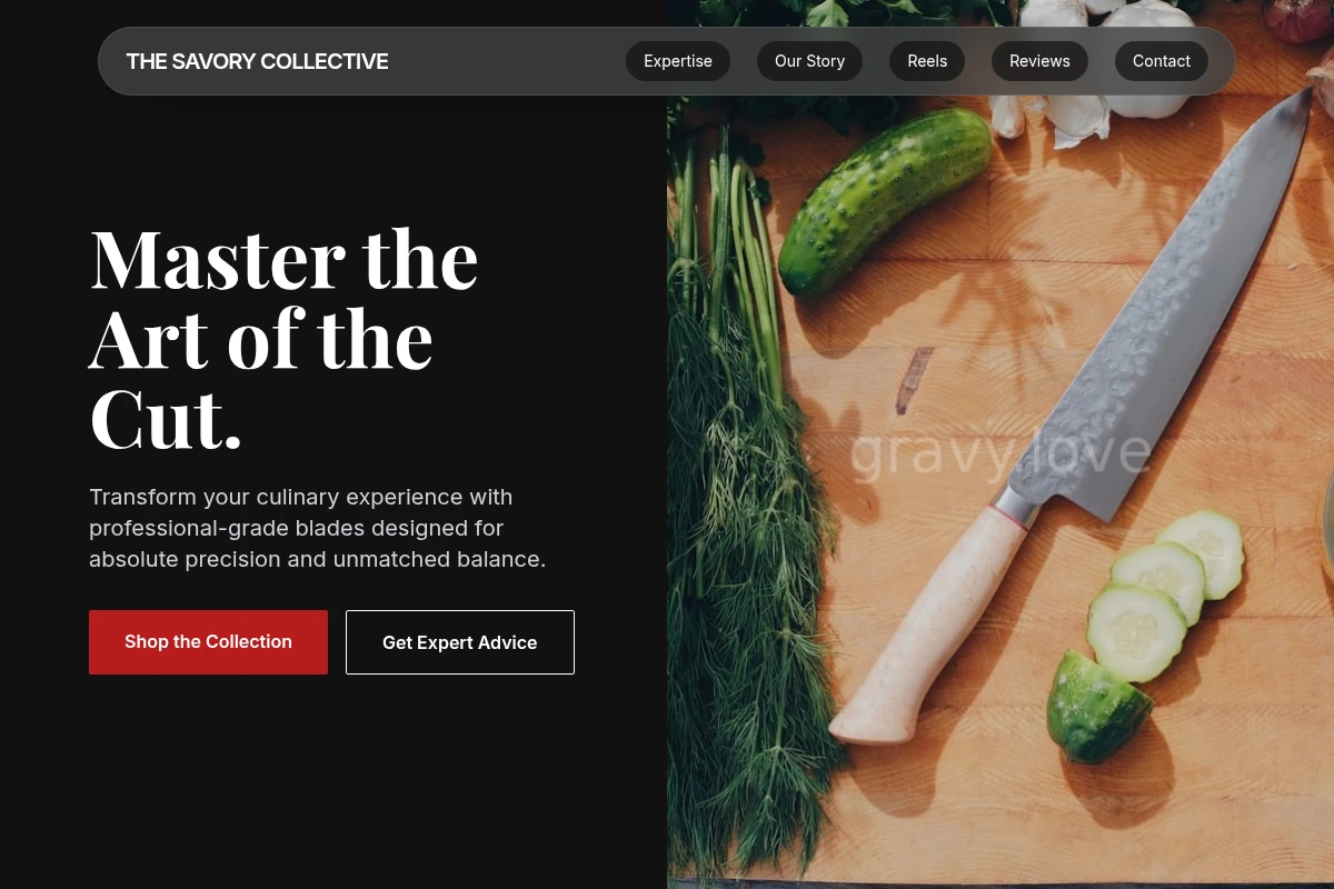 Menu Chef Knife