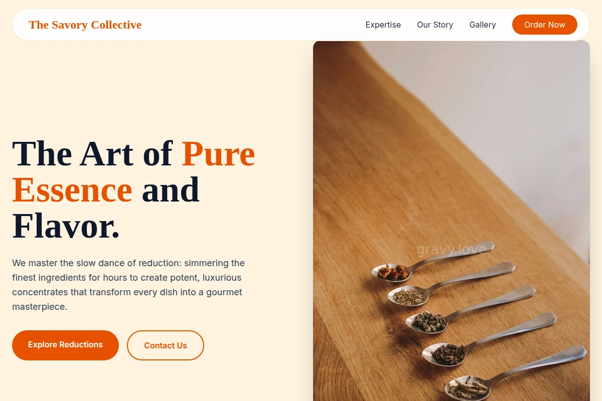 Reduction Specialty Food